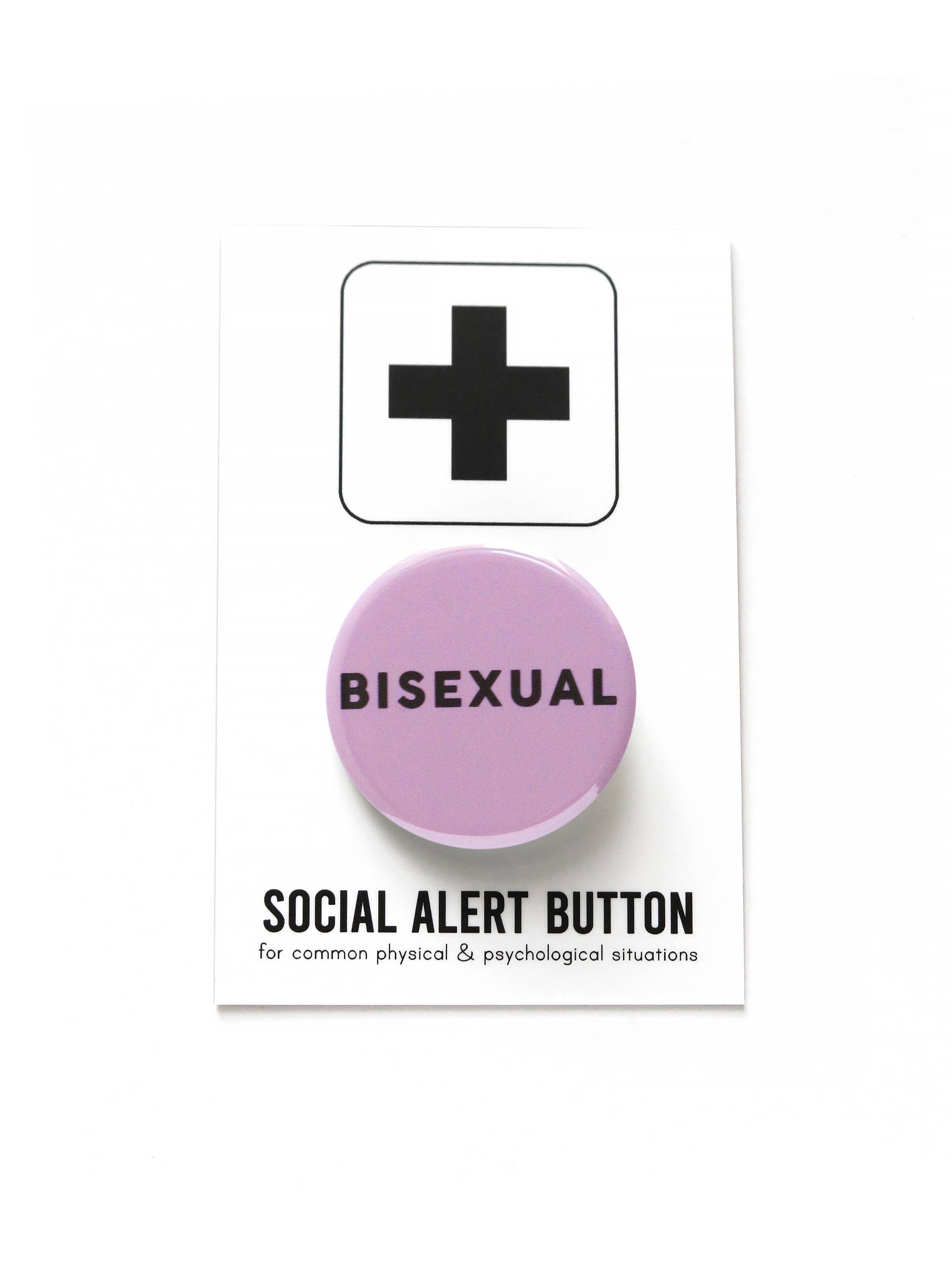 BISEXUAL LGBTQ+ queer pinback buttons Pride badge – Urban Reader Bookstore